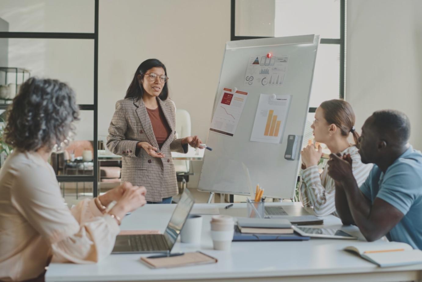 Financial planning documents and business strategy materials