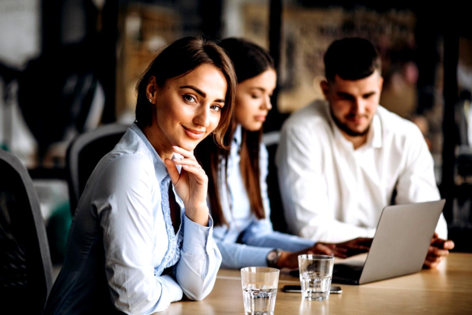 Professional workspace with financial planning documents